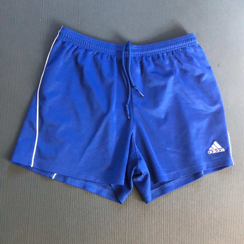 💙 Blue Adidas soccer shorts